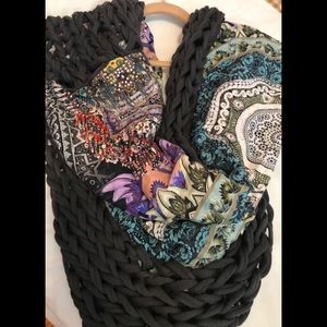 CAMILLA WRAP / SCARF TWO TONE INFINITY